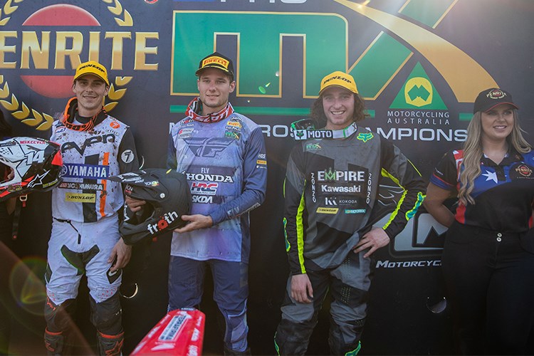 #44 Jai Constantinou on the podium (photo credit: Foremost Media)
